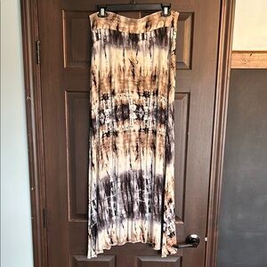 Tie-Dye Maxi Skirt